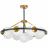 Подвесная люстра Lumina Deco Donzano LDP 8034-9 BK+WT