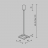Подвес для ремня Maytoni Technical Pendant system Parity TRA130SW-B