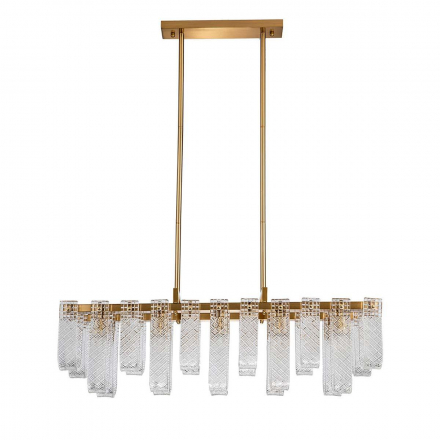 Подвесная люстра Indigo BRINA 12027/10PL Brass V000367