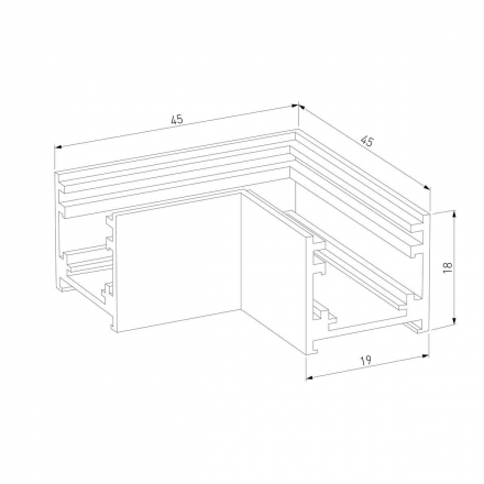 Коннектор L-образный Elektrostandard Titan Line 85224/00 a069716