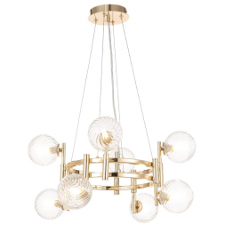 Подвесная люстра Crystal Lux Luxury SP8 Gold