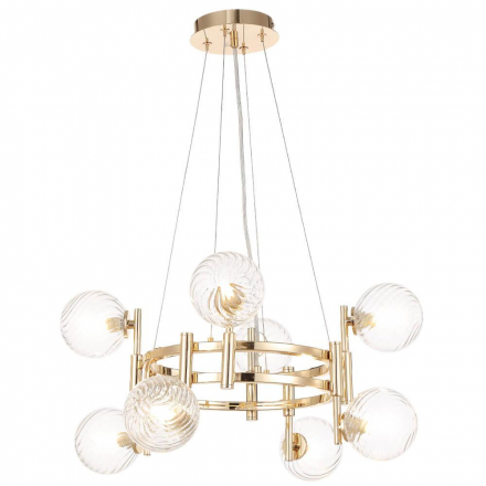 Подвесная люстра Crystal Lux Luxury SP8 Gold