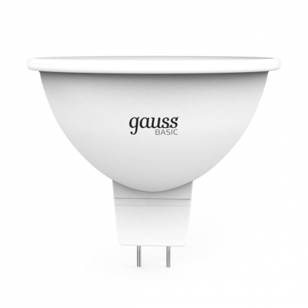 Лампа светодиодная Gauss GU5.3 7W 3000K матовая 11517