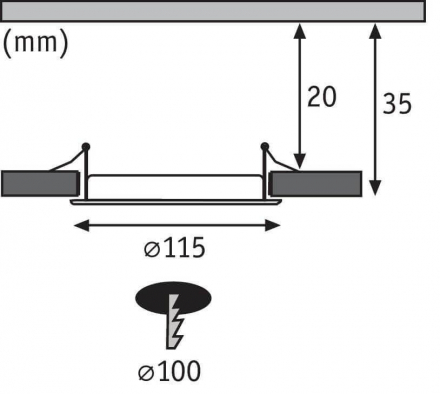 Встраиваемый светодиодный светильник Paulmann Quality Line Panel 92070