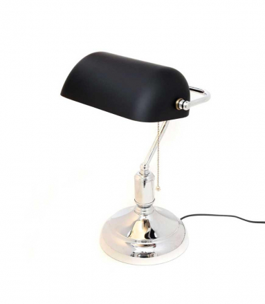Настольная лампа Lumina Deco Banker LDT 305 BK+CHR