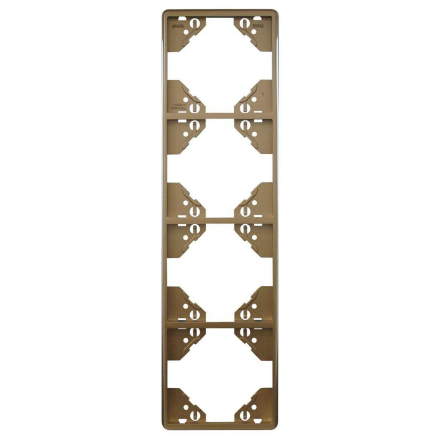 Рамка 4-постовая Efapel Apolo 5000 Metalizada шампань 50942 TCH