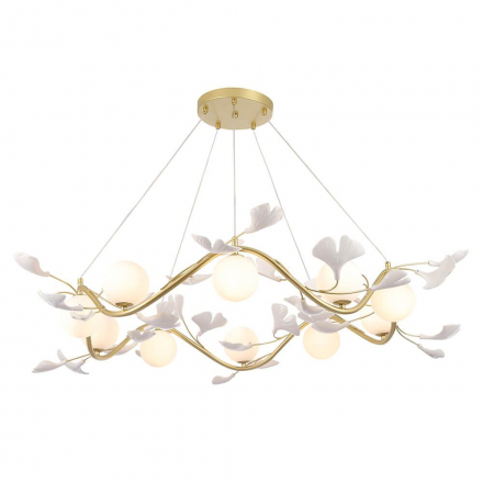 Подвесная люстра Crystal Lux Colibri SP10 Gold