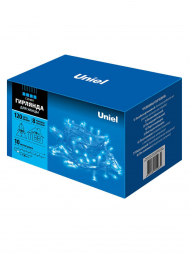 Уличная светодиодная гирлянда Uniel 220V синий ULD-S1000-120/DWA Blue IP67 07926