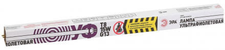 Лампа ультрафиолетовая бактерицидная ЭРА UV-С ДБ 15 Т8 G13 Б0048972