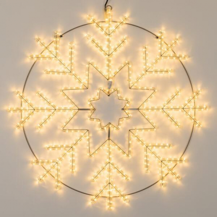 Светодиодная фигура Ardecoled Снежинка ARD-Snowflake-M8-950x950-540Led Warm 034255