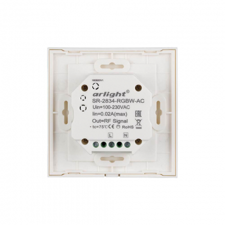 Панель управления Arlight Sens SR-2834RGBW-AC-RF-IN White 022196