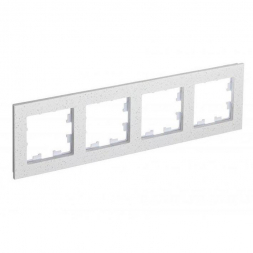 Рамка 4-постовая Schneider Electric AtlasDesign Nature крем роял ATN343104
