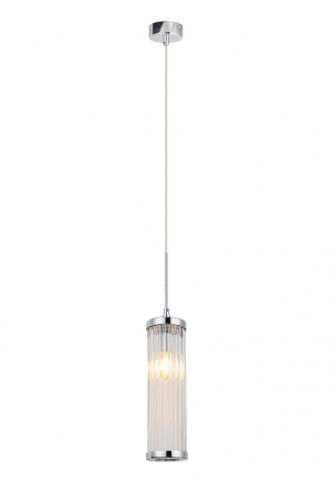 Подвесной светильник Crystal Lux Tadeo SP1 D100 Chrome/Transparente