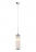 Подвесной светильник Crystal Lux Tadeo SP1 D100 Chrome/Transparente