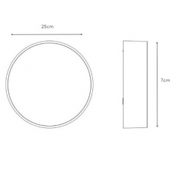 Потолочный светодиодный светильник Lucide Roxane 27815/10/29