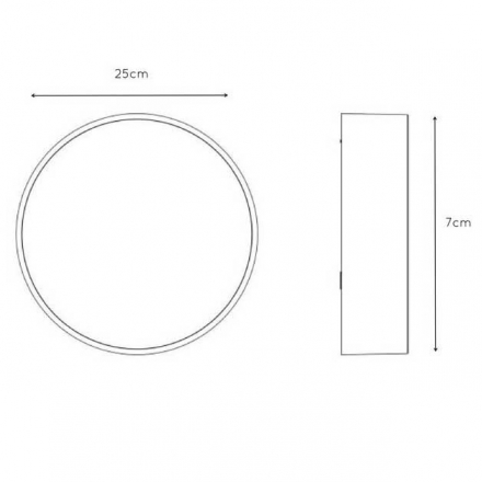 Потолочный светодиодный светильник Lucide Roxane 27815/10/29