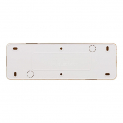 Розетка четырехместная 2P TDM Electric Ладога со шторками сосна SQ1801-0429