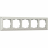 Рамка Werkel Antik на 5 постов жемчужный WL07-Frame-05 4690389063534