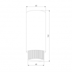 Потолочный светильник Elektrostandard Nubis 25012/01 GU10 черный/золото a064788