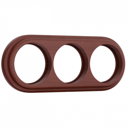 Рамка на 3 поста Werkel итальянский орех W0035225 4690389166594