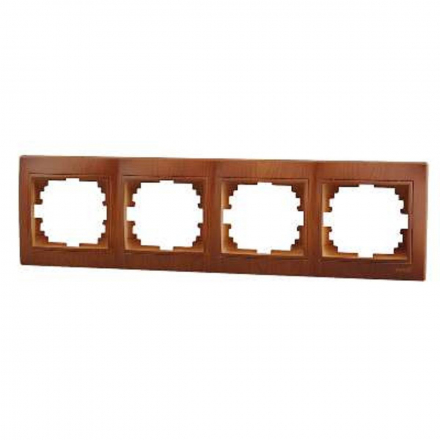 Рамка 4-ая горизонтальная Lezard Mira сосна 701-0801-149