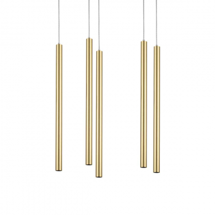 L5T747243 Люстра TUBO LED 25W 1600LM 25G ЗОЛОТО 4000K