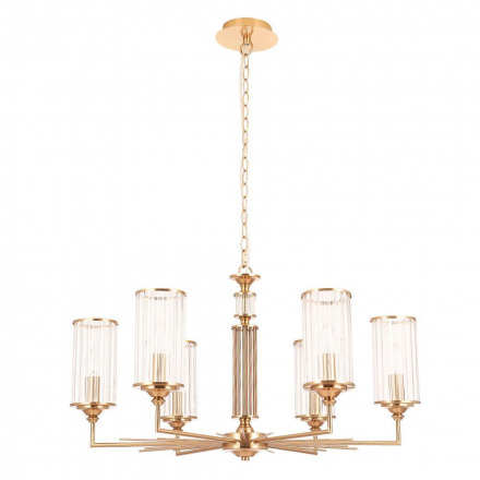Подвесная люстра Crystal Lux Gloria SP6 Brass