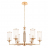 Подвесная люстра Crystal Lux Gloria SP6 Brass