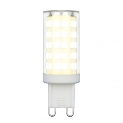 Лампа светодиодная Uniel G9 9W 3000K прозрачная LED-JCD-9W/3000K/G9/CL GLZ09TR UL-00006488