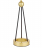 Настольная лампа Lumina Deco Belforte LDT 5527 GD+BK