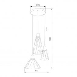 Подвесная люстра TK Lighting 10188 Modesto