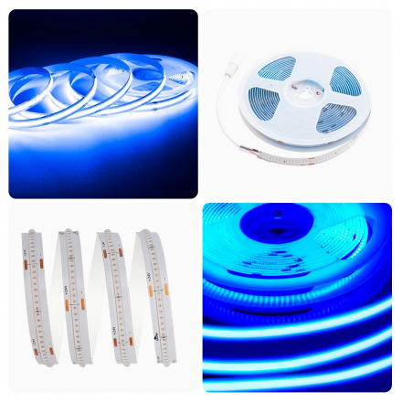 Светодиодная лента Apeyron 14W/m 512LED/m COB синий 3M 212ОО