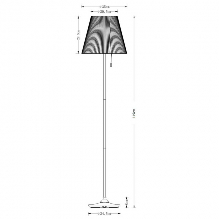 Торшер Milosh Tendence NOU 0910FL-1BK
