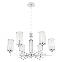 Подвесная люстра Crystal Lux Gloria SP6 Chrome