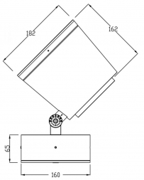 Уличный светодиодный светильник Deko-Light Colt 732137