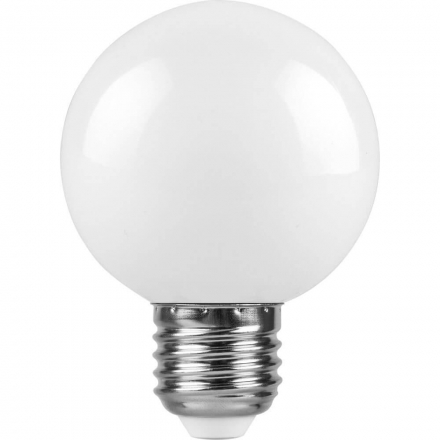 Лампа светодиодная Feron E27 3W 2700K Шар Матовая LB-371 25903