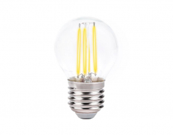 Лампа светодиодная филаментная Ambrella light E27 6W 4200K прозрачная 203915