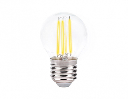 Лампа светодиодная филаментная Ambrella light E27 6W 4200K прозрачная 203915