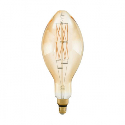 Лампа светодиодная диммируемая Eglo E27 8W 2100K янтарь 110109