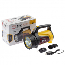 Фонарь-прожектор светодиодный ЭРА Практик аккумуляторный 202х98 390 лм PA-701 Б0033763