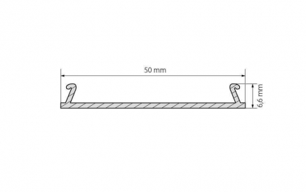 Профиль Arlight-верх TOP-LINIA53-С-2000 ANOD 016990