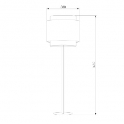 Торшер TK Lighting 5566 Boho White