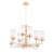 Подвесная люстра Crystal Lux Gloria SP9 Brass