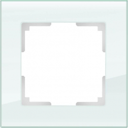 Рамка Werkel Favorit на 1 пост натуральное стекло WL01-Frame-01 4690389060168