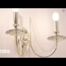 Бра Crystal Lux Victoria AP2 Gold/Amber