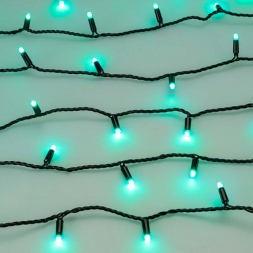 Уличная светодиодная гирлянда Ardecoled нить 230V разноцветная ARD-String-Classic-10000-Black-100Led-Live RGB-DMX 031742