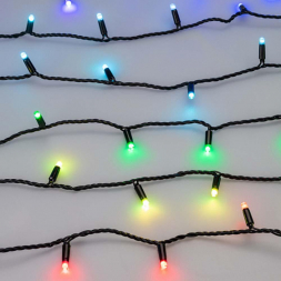 Уличная светодиодная гирлянда Ardecoled нить 230V разноцветная ARD-String-Classic-10000-Black-100Led-Live RGB-DMX 031742