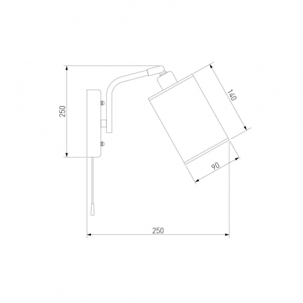 Бра Eurosvet 70072/1 черный