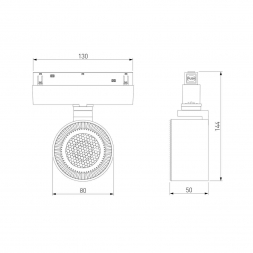 Трековый светодиодный светильник Elektrostandard Slim Magnetic Stens 85198/01 a066699