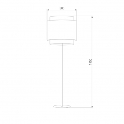 Торшер TK Lighting 5568 Boho Black